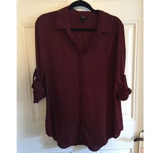 Maroon Blouse